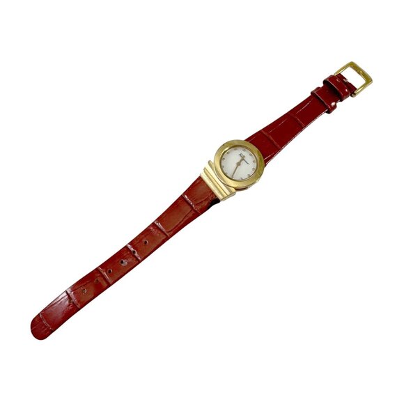 Salvatore Ferragamo Womens Gancino Dress Watch Swiss Made Leather Band main image 6